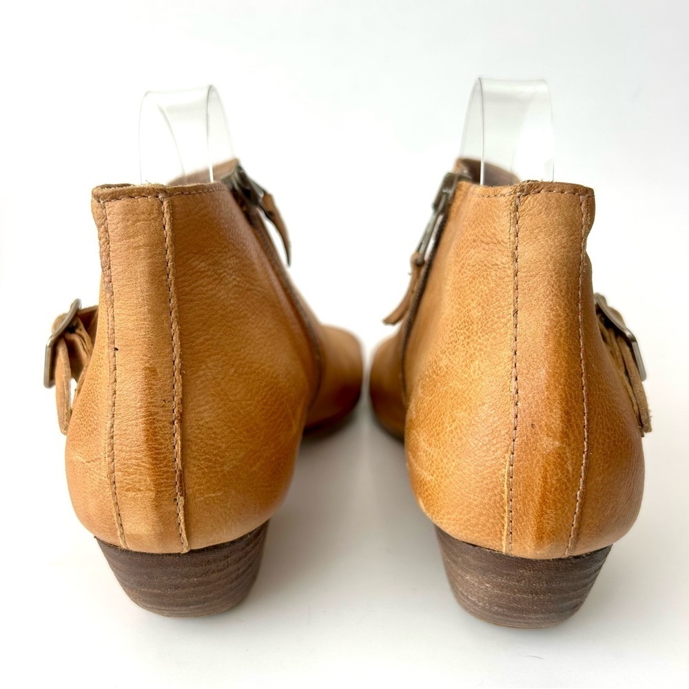 Miz Mooz Colbie Sandal Open Toe Ankle Boots Wheat Tan Leather Size 41 - Picture 9 of 13